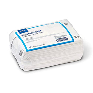 Medline Ultrasorbs Premium Underpads, Disposable Bed Pads for Adult Incontinence, 30 x 36 inches (25 Count), Super Absorbent Incontinence Pads
