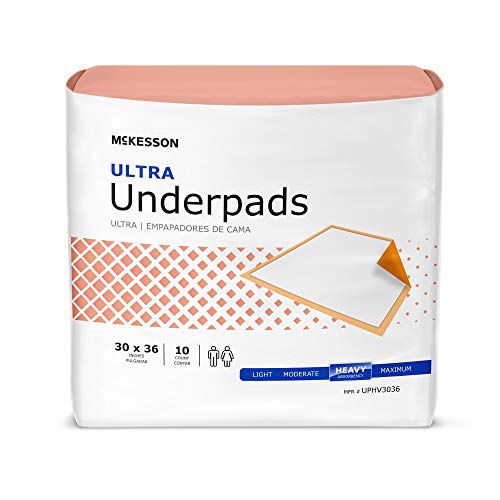 McKesson UPHV3036 StayDry Ultra Underpads, 30