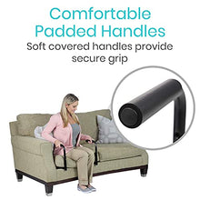 Vive Stand Assist - Mobility Standing Aid Rail for Couch, Chair - Assistance Handle for Patients, Elderly, Seniors and Disabled - Safety Grab Bar for Sitting, Sofa, Home - Adjustable, Portable Device