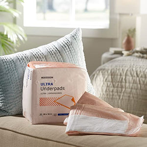 McKesson UPHV3036 StayDry Ultra Underpads, 30" x 36" (2 Packs of 10)
