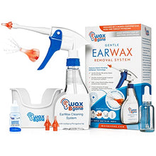 WaxBgone Ear Wax Removal Kit with SoftSpray Ear Irrigation Tips for Safe and Effective Earwax Removal - Complete Ear Cleaning Kit for Adults and Kids - Includes Ear Wax Removal Softening Drops