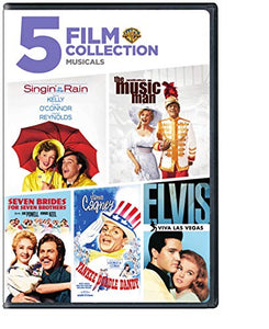 Singin' in the Rain / The Music Man / Seven Brides For Seven Brothers / Yankee Doodle Dandy / Elvis-Viva Las Vegas (5 Film Collection Musicals)