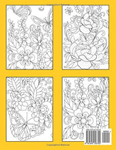 Large Print Adult Coloring Book: Flowers & Easy Designs (Beautiful Adult Coloring Books) (Volume 71)