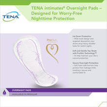 Tena Intimates Incontinence Pads/Bladder Control Pads for Women, Overnight Absorbency With Lie Down Protection, 84 Count